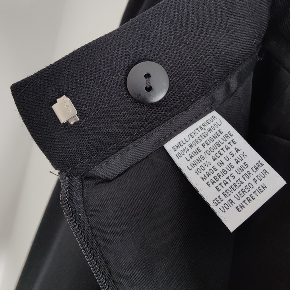 Talbot's | 100% Woolmark | Made in USA | size 12 basic black 🖤 skirt | 12 - Picture 14 of 14